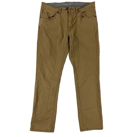 G.H.‎ Bass & Co. Men Straight Leg Khaki Pants Sz 32x32 - Picture 1 of 6